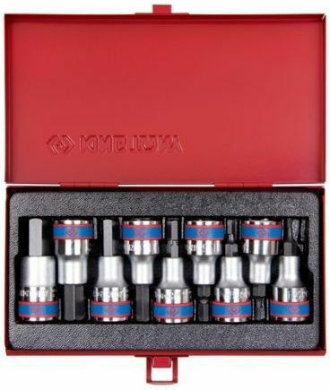 King Tony Socket Pneumatic with Motor Allen and Socket 1/2'' Set 9pcs