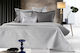 Guy Laroche Pavilon Σετ Κουβερλί Υπέρδιπλο Microsatin Silver 240x250cm 3τμχ