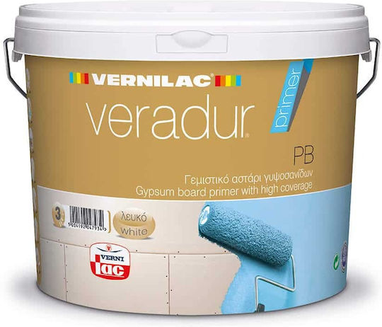 Vernilac Veradur PB Primer Grundierung Geeignet für Gipskarton 10Es