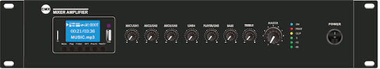 CMX Audio EA-60A Integrated Commercial Amplifier 60W/100V Equipped with USB/FM/Bluetooth Black