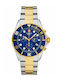 Swiss Alpine Military by Grovana Men's Watch 42mm Chronograph Battery with Metal Bracelet