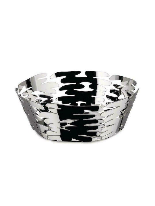 Alessi Fruit Bowl Metallic Silver 18x18x6.5cm