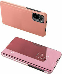 Hurtel Clear View Buchen Sie Kunststoff Rosa (Poco M4 Pro 5G / Redmi Note 11s 5G)