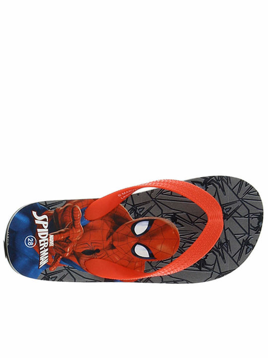 Disney Kids' Flip Flops Spider-Man Black