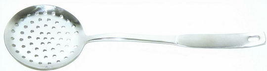 Max Home Shallow Slotted Colander Stainless Steel Silver Spoon