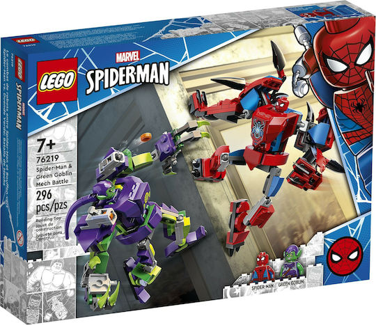 LEGO Spider-Man Spider Man & Green Goblin Mech Battle για 7+ Ετών 296τμχ