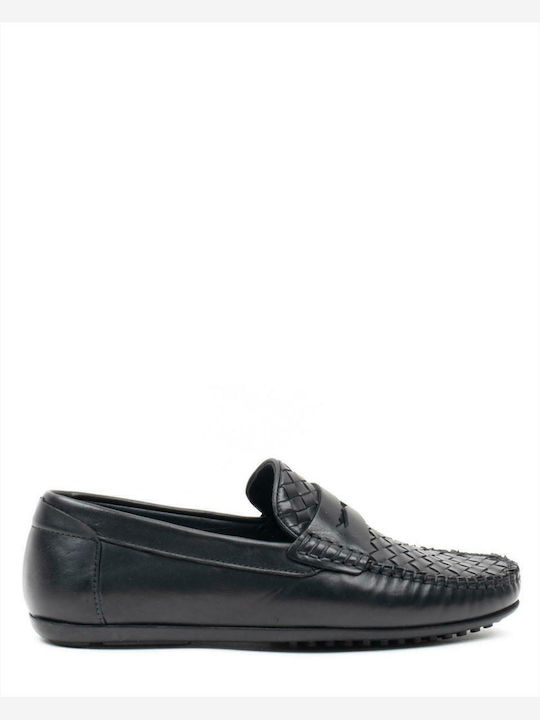 Vice Footwear Leder Herren Mokassins in Schwarz...
