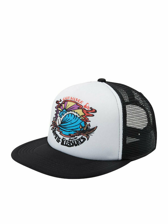 Quiksilver Kids' Hat Jockey Fabric Youth Hard Shred Black