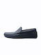 Box Shoes Leder Herren Mokassins in Schwarz Farbe