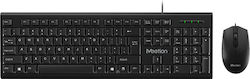 Meetion MT-C100 Set Gaming Tastatură cu iluminare RGB & Mouse (Engleză UK)
