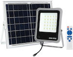 Eurolamp Wasserdicht Solar LED Flutlicht 200W Natürliches Weiß 4000K mit Fernbedienung IP65