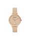 Versus by Versace Uhr mit Beige Lederarmband