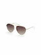 Guess Women's Sunglasses with Gold Metal Frame and Brown Gradient Lens GU7783 32F