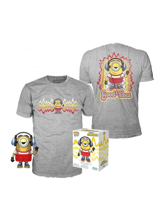 Funko Pop! Tees Filme: Minions - Skater Stuart (Metalic) (M) (Metalic) (L) Exclusiv