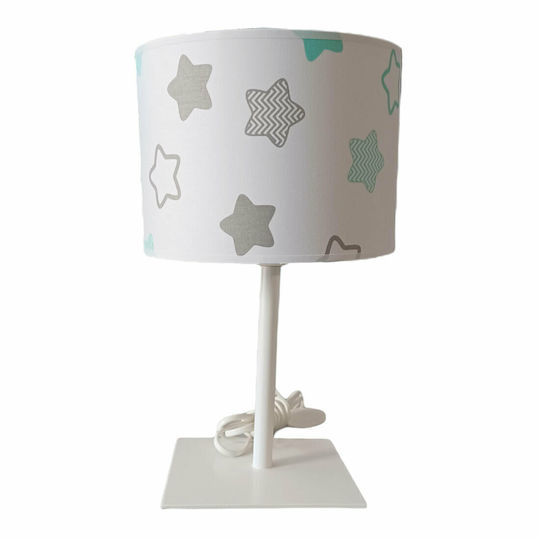 Metanor Kids Portable Lamp Star White 20x20x33εκ.