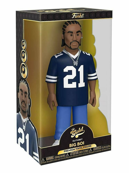 Funko Vinyl Gold Muzică: Big Boi (Fur Coat) Premium Figurină (Haina de blană) 30cm