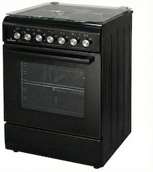 MultiHome Ελεύθερη με Εμαγιέ Εστίες Μαύρη MH-6149 MultiHome Ελεύθερη με Εμαγιέ Εστίες Μαύρη MH-6149