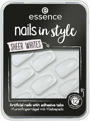 Essence Style 11 Blank Canvas Tipps für falsche Nägel Durchsichtig 12Stück