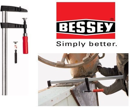 Bessey TGK150 Σφιγκτήρας Βαρέως Τύπου "F" με Μέγιστο Άνοιγμα 1500mm