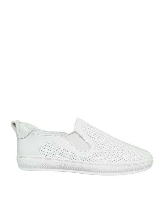 Boxer Anatomische Damen Slip-Ons Weiße