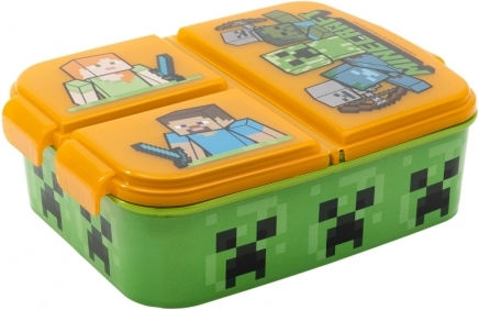 Stor Minecraft Plastic Kids' Food Container Minecraft Green