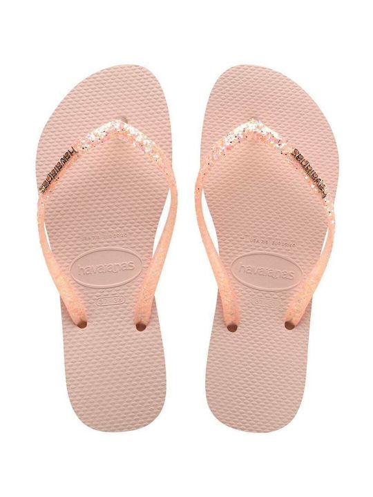 Havaianas Slim Glitter Flourish Women's Flip Flops Cherry Blossom 4147122-5217