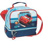 Fisher Price Isothermal Shoulder Lunch Bag 4.5lt Blue Disney Cars L20 x W15 x H21cm