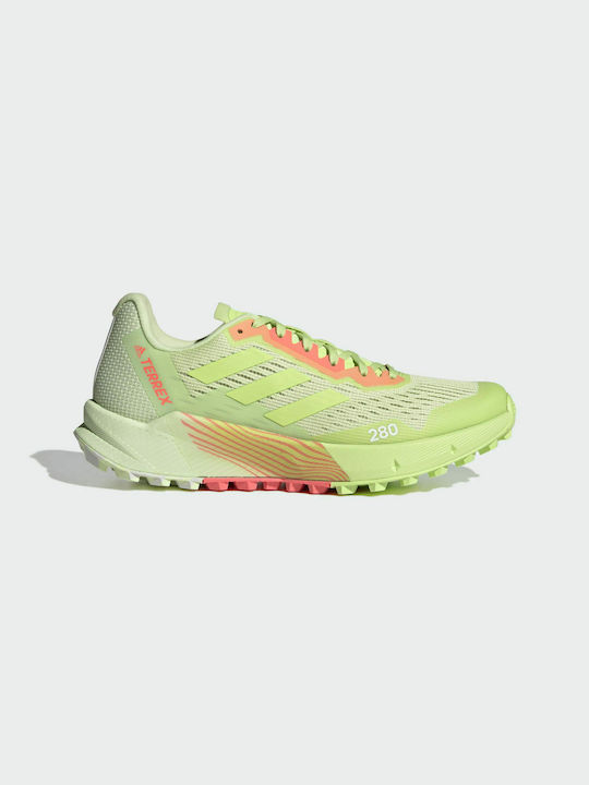 Adidas Terrex Agravic Flow 2.0 Γυναικεία Αθλητικά Παπούτσια Trail Running Almost Lime / Pulse Lime / Turbo