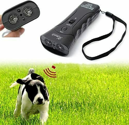 Super Ultrasonic Dog Chaser Συσκευή με Υπέρηχους Απώθησης Σκύλου 3 σε 1