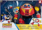 Jakks Pacific Miniature Toy 30th Anniversary Giant Eggman Robot Battle Set Sonic for 3+ Years