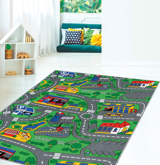 Kids Rug Bermudes Citylife Grey 160x240
