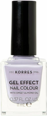 Korres Gel Effect Gloss Βερνίκι Νυχιών Μακράς Διαρκείας Λιλά 78 Lilac Moon 11ml