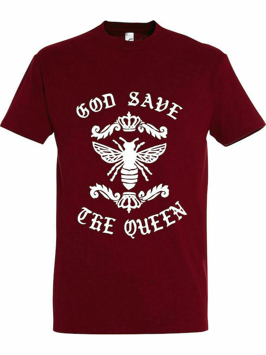 T-shirt unisex " God Save The Queen Bee ", Chili