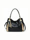 Foxer 9 Leather Women's Bag Shopper Shoulder Black