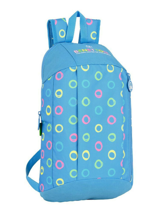 Benetton Hoop School Bag Backpack Elementary, Elementary in Blue color