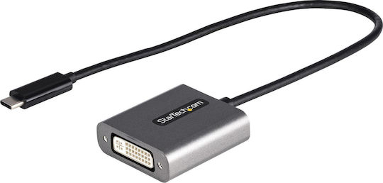 StarTech Konverter USB-C männlich zu DVI-I weiblich Silber 1Stück CDP2DVIEC