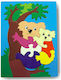 Holz Kinder Steckpuzzle Koála für 2+ Jahre 17pcs Anelixi