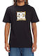 Square Star Fill T-Shirt Schwarz