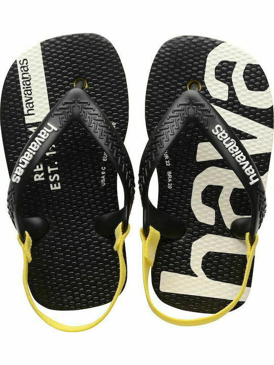 Kids' Flip Flops Black