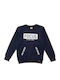 Kids Sweatshirt with Pockets Navy Blue