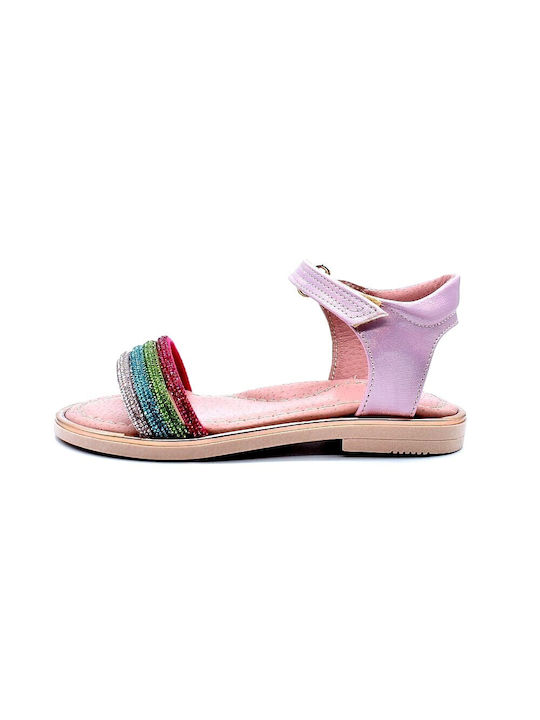 Bibelot children's sandals for girl Pink/Colorful σχ. 44