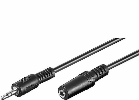 Grundig Cablu Audio 3,5 mm Male - 3,5 mm Feminin Negru 3m 47215