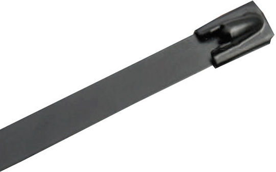 Elvhx Metallic Cable Ties 260mm x 7.9mm in Black Colour (100 pcs) 19852