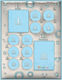 Slevori Kinder Multiframe Silber Blau 19.3x25.4cm