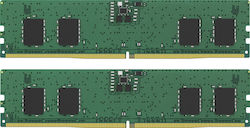 Kingston ValueRAM 16GB DDR5 RAM with 2 Modules (2x8GB) and 4800 Speed for Desktop