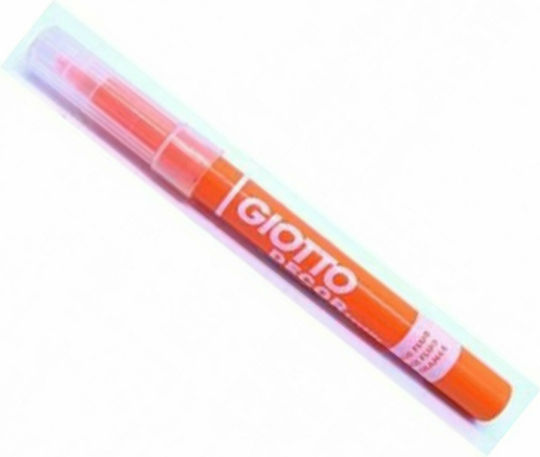 Giotto Decor Marker Orange Permanent Für Stoff Neon 000494700
