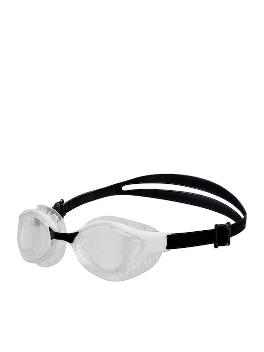 Arena Air Bold Swipe Racing Swimming Goggles Adults with Anti-fog Lenses White