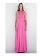 Desiree Summer Maxi Dress for Wedding / Baptism Fuchsia