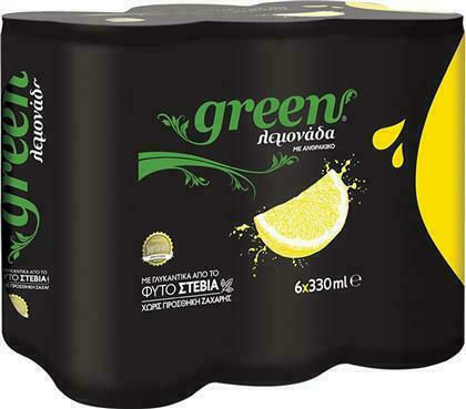 Green Cola Stevia Лимонада Сода с Газировка, Без Захар в Кутия 6x330мл