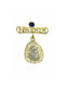 Mertzios.gr Kids Talisman with Virgin Mary from Gold 9K MA042211VG